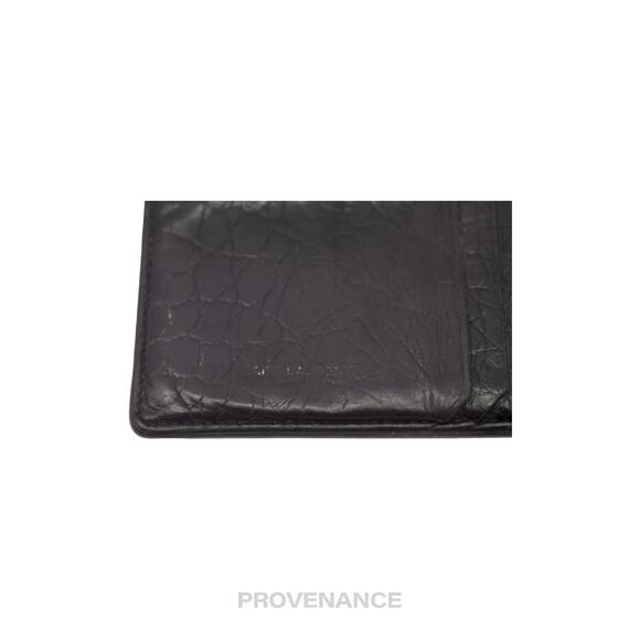 🔴 Saint Laurent Paris SLP Fragment Card Wallet - Black Croc - Picture 7 of 8